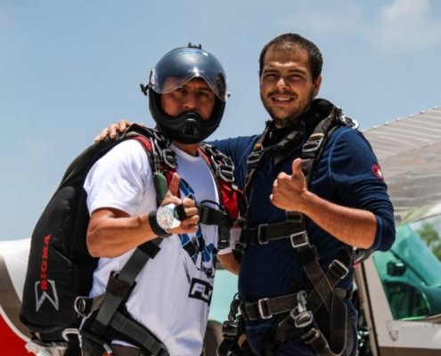 Paracaidismo en Chapala